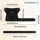 NordicRelief Lyske og hofte varmer — 3-i-1 Varme, Massage & Rødlysterapi