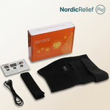 NordicRelief Lyske og hofte varmer — 3-i-1 Varme, Massage & Rødlysterapi